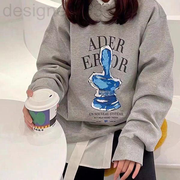 women's hoodies & sweatshirts designer ader spring and autumn trophy printed sweater men's women's same style niche high stre, Black 
women's hoodies & sweatshirts designer ader spring and autumn trophy printed sweater men's women's same style niche high stre, Black