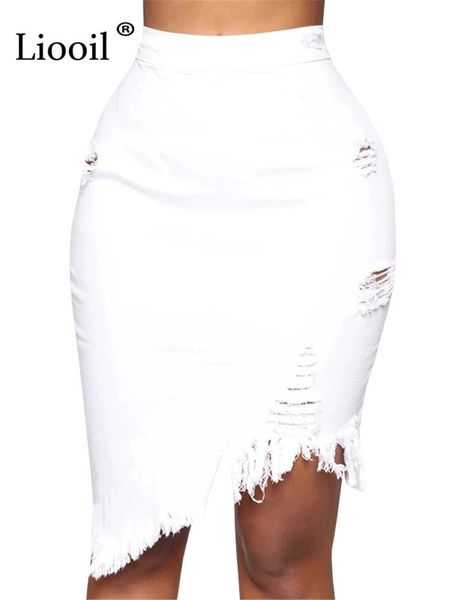 asymmetric hole denim midi skirt with tassel streetwear high waist wash distressed for women bodycon ripped jean skirts 220504, Black
asymmetric hole denim midi skirt with tassel streetwear high waist wash distressed for women bodycon ripped jean skirts 220504, Black