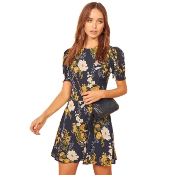 casual dresses for women vintage floral print summer dress 2022 o-neck short puff sleeve chiffon mini womens clothing sundress, Black;gray
casual dresses for women vintage floral print summer dress 2022 o-neck short puff sleeve chiffon mini womens clothing sundress, Black;gray