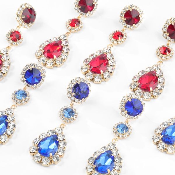 fashion metal glass rhinestone water drop party simple dangle earrings women's charm statement earrings, Silver
fashion metal glass rhinestone water drop party simple dangle earrings women's charm statement earrings, Silver