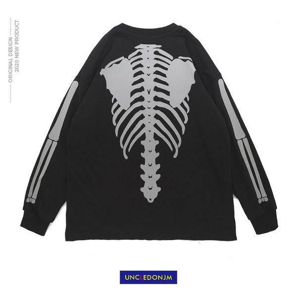 uncledonjm skeleton long sleeve tshirt mens high street hiphop rap loose tie dyed tee lyg7 201116, White;black
uncledonjm skeleton long sleeve tshirt mens high street hiphop rap loose tie dyed tee lyg7 201116, White;black