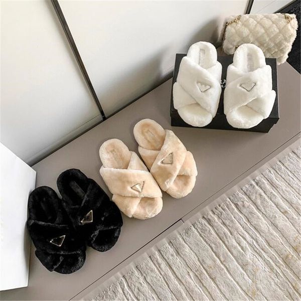 classic womens casual slippers sandals fashion wool sandal women warm slipper famous brand ladies designer shoes, Black
classic womens casual slippers sandals fashion wool sandal women warm slipper famous brand ladies designer shoes, Black