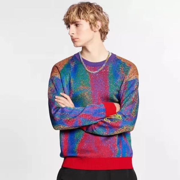 2023 color matching jacquard crew neck sweater sweat shirt street men women knitting pullover hoodies autumn winter warm sweaters, White;black
2023 color matching jacquard crew neck sweater sweat shirt street men women knitting pullover hoodies autumn winter warm sweaters, White;black