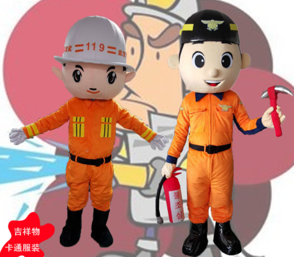 mascot doll costume cute character fireman mascot costume fancy dress halloween party costume, Red;yellow
mascot doll costume cute character fireman mascot costume fancy dress halloween party costume, Red;yellow