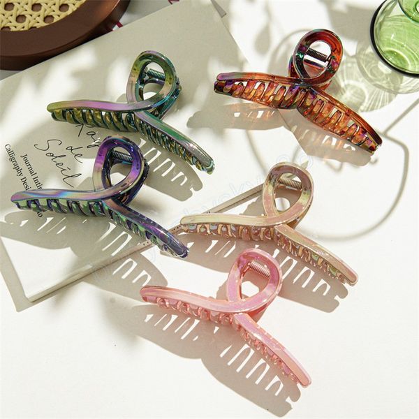 woman plastic colorful gradient hair claws hairpins women hair accessories hair clips girls hairtrendy hairgrip, Slivery;white
woman plastic colorful gradient hair claws hairpins women hair accessories hair clips girls hairtrendy hairgrip, Slivery;white
