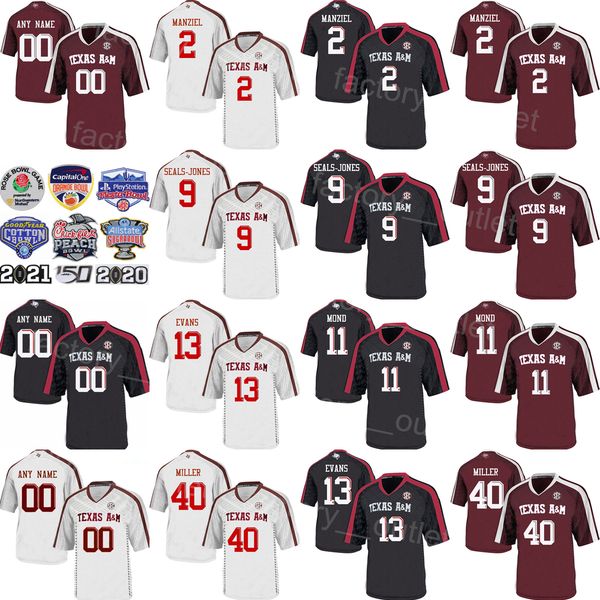 ncaa texas aggies college jersey football 40 von miller 2 johnny manziel 9 ricky seals-jones 15 myles garrett 13 mike evans 11 josh reynolds, Black
ncaa texas aggies college jersey football 40 von miller 2 johnny manziel 9 ricky seals-jones 15 myles garrett 13 mike evans 11 josh reynolds, Black