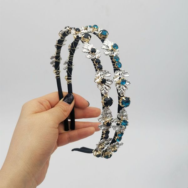 alloy rhinestone headband fashion hair accessories women winding leaves thin side hairband wild cute hair band headwear boutique, Silver
alloy rhinestone headband fashion hair accessories women winding leaves thin side hairband wild cute hair band headwear boutique, Silver