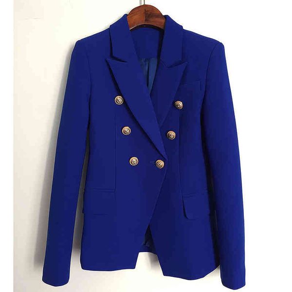 women's suits & blazers 2022 star show metal lion head button double breasted slim fit small suit short coat royal blue 123w, White;black
women's suits & blazers 2022 star show metal lion head button double breasted slim fit small suit short coat royal blue 123w, White;black