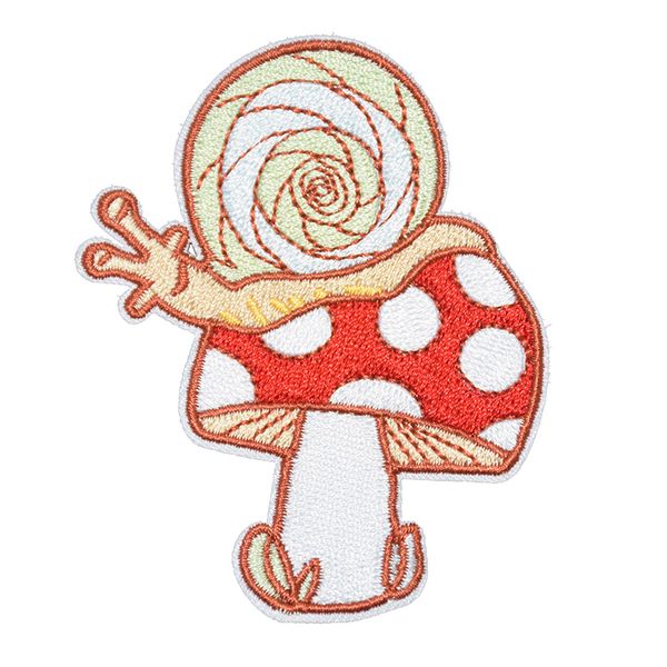 snail with mushroon patch embroidery sewing notions iron on cartoon patches for clothing custom patch, Black
snail with mushroon patch embroidery sewing notions iron on cartoon patches for clothing custom patch, Black