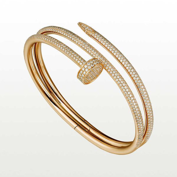 2022 nail bracelet designer carti bracelets diamonds bangle fashion luxury jewelry women titanium steel alloy gold-plated craft never fade n, Black
2022 nail bracelet designer carti bracelets diamonds bangle fashion luxury jewelry women titanium steel alloy gold-plated craft never fade n, Black