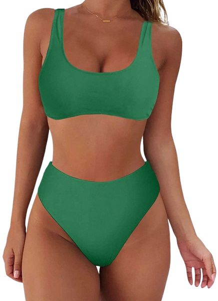 high waisted bikini sets scoop neck two piece tummy control bathing suit padded push up swimsuit teens swimwear v5sv#, White;black
high waisted bikini sets scoop neck two piece tummy control bathing suit padded push up swimsuit teens swimwear v5sv#, White;black