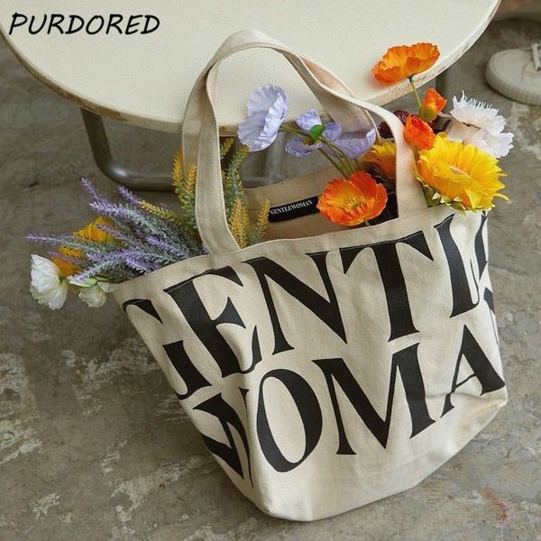 purdored 1 pc new women letter print canvas shoulder bags reusable female large shopping bag casual handbag designer tote bag
purdored 1 pc new women letter print canvas shoulder bags reusable female large shopping bag casual handbag designer tote bag