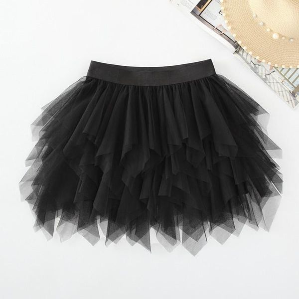 skirts women fashion mesh mini skirt high waist ruffled irregular black gauze ball gown layered fairy princess elastic tutu
skirts women fashion mesh mini skirt high waist ruffled irregular black gauze ball gown layered fairy princess elastic tutu