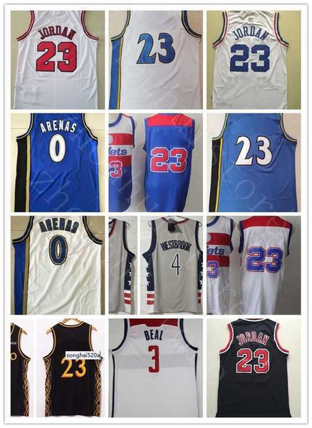wholesale basketball men bradley 3 beal 4 westbrook jersey new gray red blue white #23 mj retro vintage classic gilbert 0 arenas jerseys, Black;red
wholesale basketball men bradley 3 beal 4 westbrook jersey new gray red blue white #23 mj retro vintage classic gilbert 0 arenas jerseys, Black;red