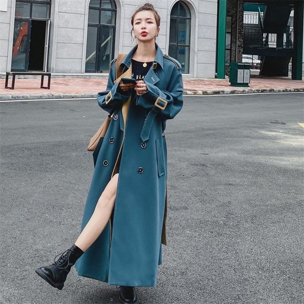 arrival women fashion double-breasted trench coat autumn korean thick windbreaker female slim belted long trench lj201128, Tan;black
arrival women fashion double-breasted trench coat autumn korean thick windbreaker female slim belted long trench lj201128, Tan;black