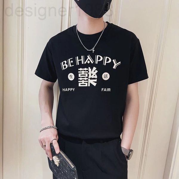 men's t-shirts designer summer ruffian handsome short sleeve men's fashion brand t-shirt design sense summer clothes trend half do, White;black
men's t-shirts designer summer ruffian handsome short sleeve men's fashion brand t-shirt design sense summer clothes trend half do, White;black
