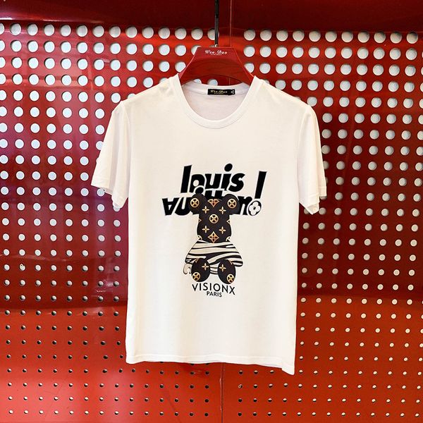 men's t-shirts designer 2022 summer new men's fashion trend short sleeved t-shirt casual round neck wear 0lst, White;black
men's t-shirts designer 2022 summer new men's fashion trend short sleeved t-shirt casual round neck wear 0lst, White;black