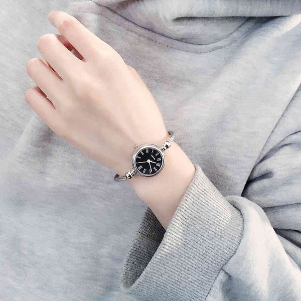 bracelet style opening simple retro art women's fashion quartz watch relogio femininovx97, Slivery;brown
bracelet style opening simple retro art women's fashion quartz watch relogio femininovx97, Slivery;brown