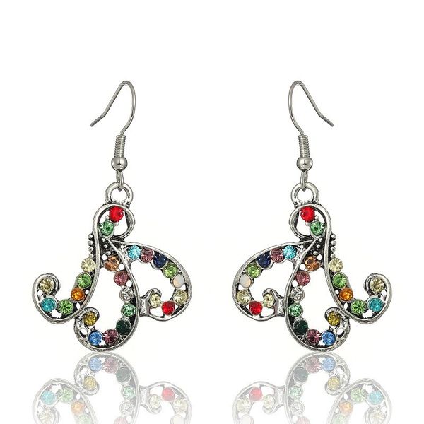 ocs dangle hanging earrings for women girls thailand jewelry boho colrful crystal rhinestone earrings accessories, Silver
ocs dangle hanging earrings for women girls thailand jewelry boho colrful crystal rhinestone earrings accessories, Silver