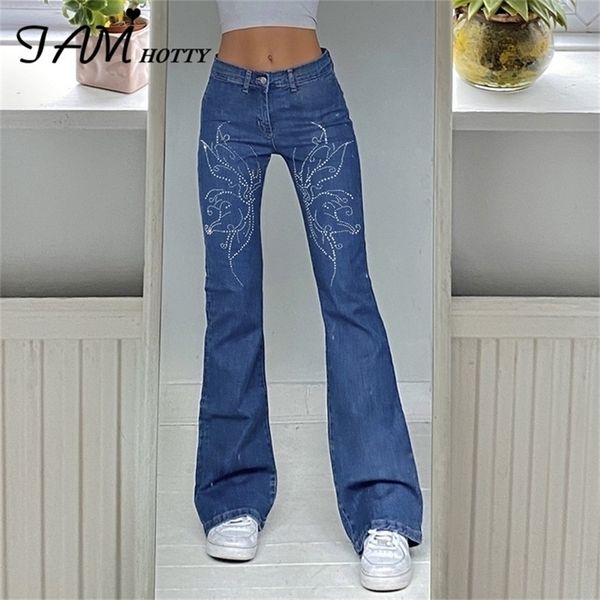 y2k butterfly printed flared jean low waist retro pants harajuku baggy denim trouser cute streetwear iamty 220701, Blue
y2k butterfly printed flared jean low waist retro pants harajuku baggy denim trouser cute streetwear iamty 220701, Blue