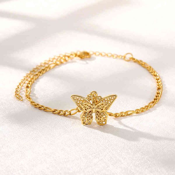 stainls steel butterfly bracelet 18k gold bohemian couple jewelry butterfly pendant bracelet, Golden;silver
stainls steel butterfly bracelet 18k gold bohemian couple jewelry butterfly pendant bracelet, Golden;silver