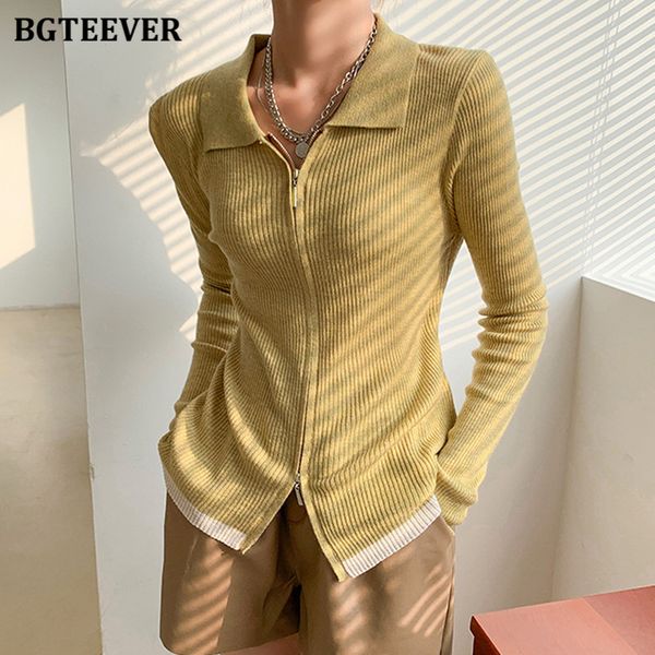 fashion turn-down collar patchwork women sweaters 2021 autumn winter zipper skinny female knitted cardigans, White;black
fashion turn-down collar patchwork women sweaters 2021 autumn winter zipper skinny female knitted cardigans, White;black