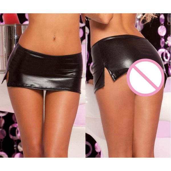 costumes wetlook latex pvc skirt with g-string thong women pole dancing clubwear patent leather mini skirts fetish lingerie catsui, Black
costumes wetlook latex pvc skirt with g-string thong women pole dancing clubwear patent leather mini skirts fetish lingerie catsui, Black