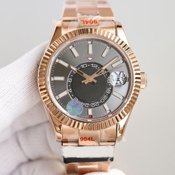 male automatic mechanical watches 42mm for men business wristwatches stainless steel strap waterproof, Silver
male automatic mechanical watches 42mm for men business wristwatches stainless steel strap waterproof, Silver