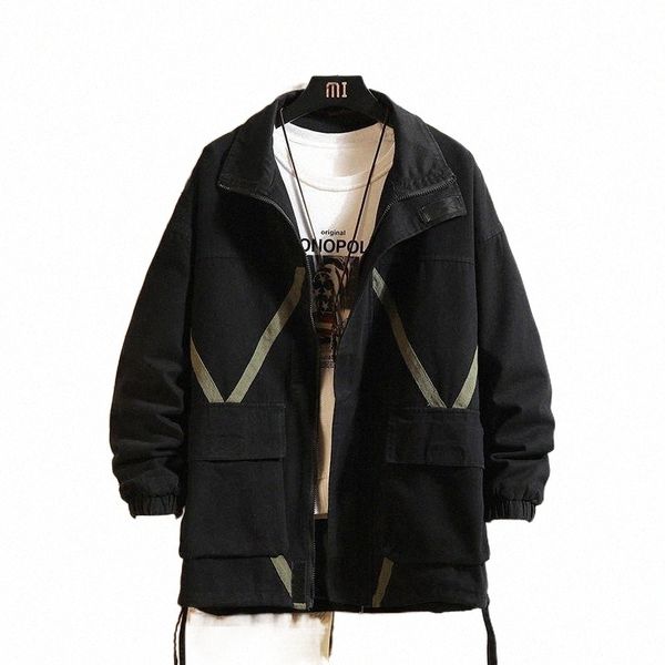 men's jackets cargo jacket men autumn streetwear fashion japanese harajuku windbreaker plus size multi-pocket coat tooling clothing 40p, Black;brown
men's jackets cargo jacket men autumn streetwear fashion japanese harajuku windbreaker plus size multi-pocket coat tooling clothing 40p, Black;brown