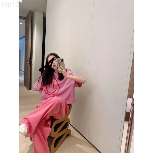 women's t-shirt designer chaopai 22 early spring new smiling face printed short sleeve t-shirt women's niche design loose fashiona, White
women's t-shirt designer chaopai 22 early spring new smiling face printed short sleeve t-shirt women's niche design loose fashiona, White