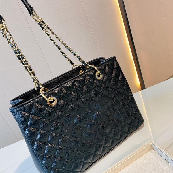 french high-quality tote bag leather rhombus quilted classic big-name famous designer handbag black large capacity 35cm commuter street cros
french high-quality tote bag leather rhombus quilted classic big-name famous designer handbag black large capacity 35cm commuter street cros