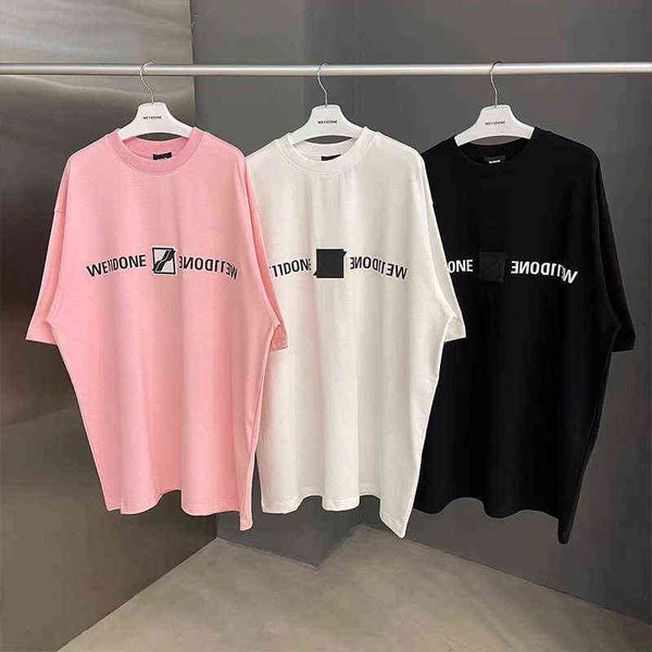 brand designer men's women's t-shirt spring summer new we11done badge mirror letter short sleeve welldone men's women's, White
brand designer men's women's t-shirt spring summer new we11done badge mirror letter short sleeve welldone men's women's, White