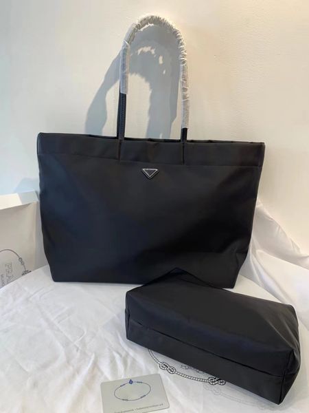women nylon tote bag mother bag simple and stylish shopping bag space with delicate leather handle for large travel or everyday use
women nylon tote bag mother bag simple and stylish shopping bag space with delicate leather handle for large travel or everyday use