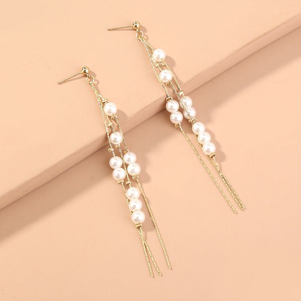fashion designers accessories european and american trendy selling long elegant pearl earrings fashionable normcore style fashion one-piece, Silver
fashion designers accessories european and american trendy selling long elegant pearl earrings fashionable normcore style fashion one-piece, Silver