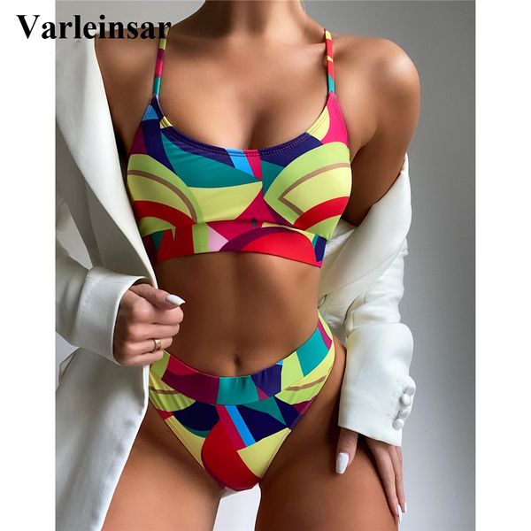 new colorful printed high waist bikini female swimsuit women swimwear two-pieces bikini set bather bathing suit swim v3148, White;black
new colorful printed high waist bikini female swimsuit women swimwear two-pieces bikini set bather bathing suit swim v3148, White;black