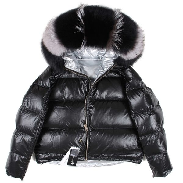 winter jacket women down natural fur collar coat loose short white duck down real fur coat y200107, Black
winter jacket women down natural fur collar coat loose short white duck down real fur coat y200107, Black