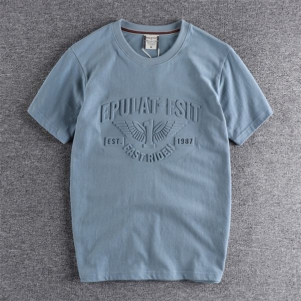 summer short sleeve o-neck 3d letter printed t-shirt men's fashion retro pure cotton washed old loose couples casual 220504, White;black
summer short sleeve o-neck 3d letter printed t-shirt men's fashion retro pure cotton washed old loose couples casual 220504, White;black