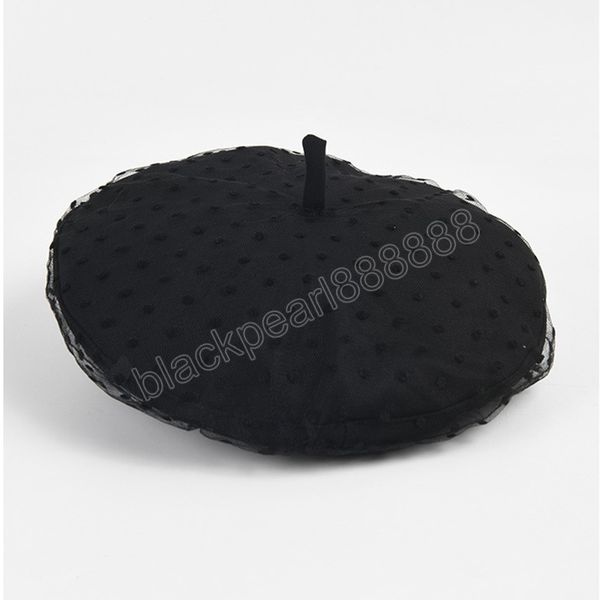 fashion organza dot beret for women berets black beret ladies mushroom hat wholesale, Blue;gray
fashion organza dot beret for women berets black beret ladies mushroom hat wholesale, Blue;gray