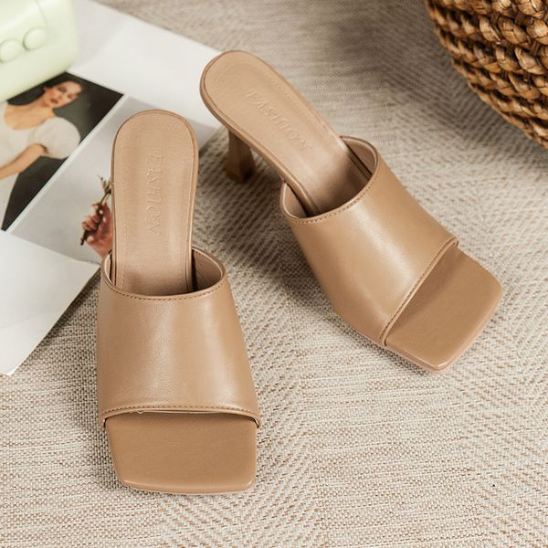 ladies square toe sandals new brand platform slippers 2022 summer sandals stilettos casual high heels, Black
ladies square toe sandals new brand platform slippers 2022 summer sandals stilettos casual high heels, Black