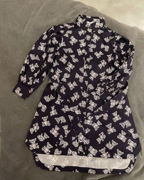 girl dresses baby clothes bear shirt skirt with belt 100% cotton covered button puff turn-down collar long sleeve black size 100-160 new sty, Red;yellow
girl dresses baby clothes bear shirt skirt with belt 100% cotton covered button puff turn-down collar long sleeve black size 100-160 new sty, Red;yellow
