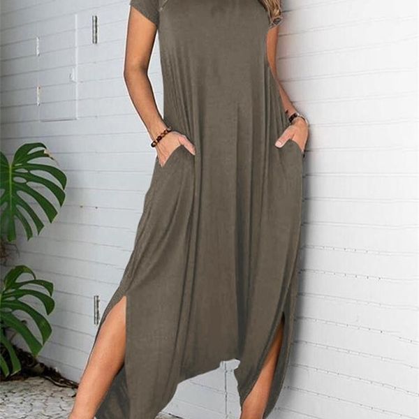 celmia fashion jumpsuit women palazzo casual loose party rompers short sleeve irregular summer o neck long retro solid playsuits 220713, Black;white
celmia fashion jumpsuit women palazzo casual loose party rompers short sleeve irregular summer o neck long retro solid playsuits 220713, Black;white