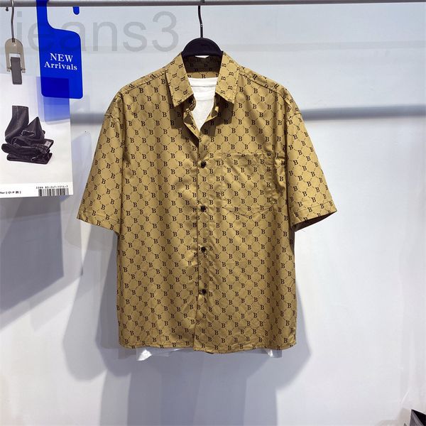 men's casual shirts designer summer short sleeved shirt fashion home b new all over print lapel men's b1cjc2314 6fi4, White;black
men's casual shirts designer summer short sleeved shirt fashion home b new all over print lapel men's b1cjc2314 6fi4, White;black
