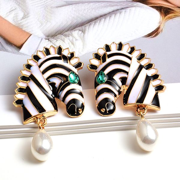 european and american style fashion exaggerated zebra head shape dangle chandelier ladies for cocktail party personalized jewelry a519, Silver
european and american style fashion exaggerated zebra head shape dangle chandelier ladies for cocktail party personalized jewelry a519, Silver