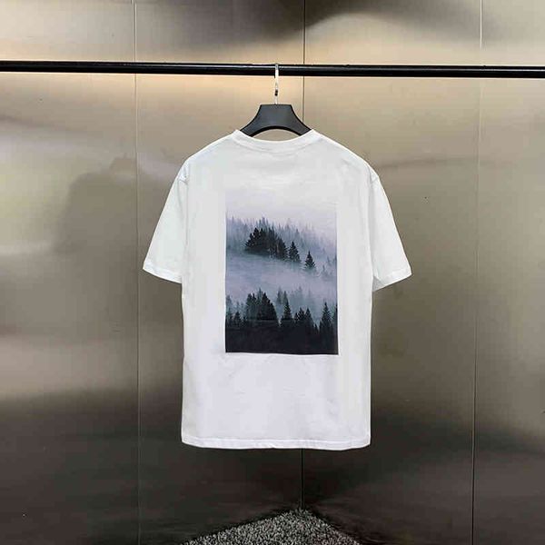50% discount new god faer essentials of double thread fog forest short sleeve rich cloud sea ink t-shirt factory sales, White;black 
50% discount new god faer essentials of double thread fog forest short sleeve rich cloud sea ink t-shirt factory sales, White;black