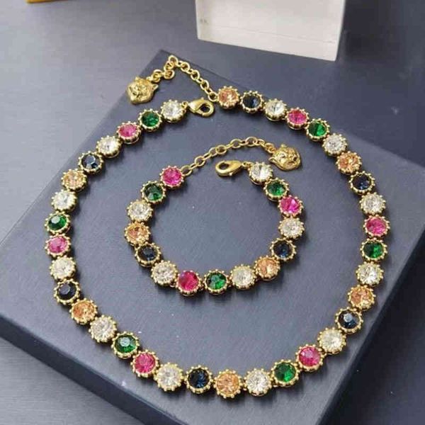 designer necklace bracelet earrings luxury brand double g jewelry fashion retro color diamond chain gold plated accessories women's val, Black
designer necklace bracelet earrings luxury brand double g jewelry fashion retro color diamond chain gold plated accessories women's val, Black