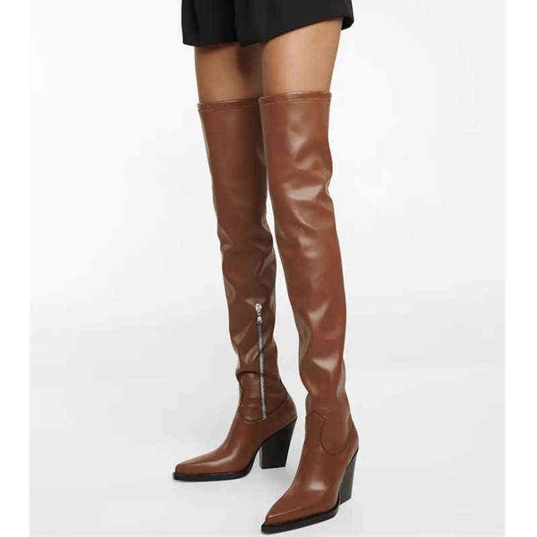 boots ladies over-the-knee brand new autumn and winter thick high heels pointy stretch slim brown thigh 34-43 size 220709, Black
boots ladies over-the-knee brand new autumn and winter thick high heels pointy stretch slim brown thigh 34-43 size 220709, Black