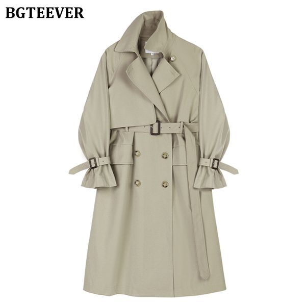 spring chic double breasted long women trench coats full sleeve belted loose casual lapel female windbreaker 2022, Tan;black
spring chic double breasted long women trench coats full sleeve belted loose casual lapel female windbreaker 2022, Tan;black