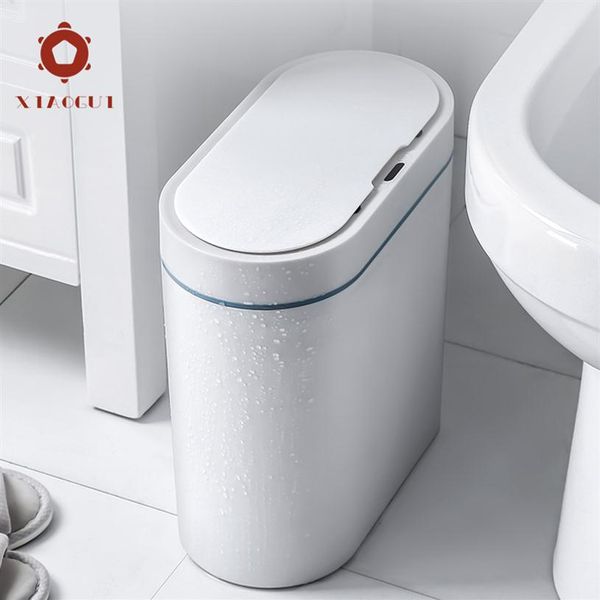xiaogui smart sensor trash can electronic automatic household bathroom toilet waterproof narrow seam cubo basura290p
xiaogui smart sensor trash can electronic automatic household bathroom toilet waterproof narrow seam cubo basura290p