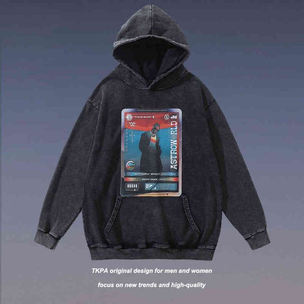 tkpa american heavy industry washing used portrait print hoodie street loose hip hop men and women, Black
tkpa american heavy industry washing used portrait print hoodie street loose hip hop men and women, Black