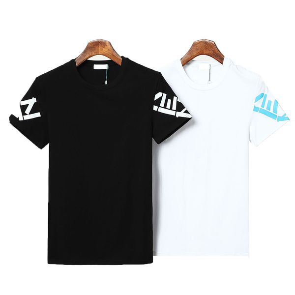 summer new simple t-shirt polo shirt men's and women's short sleeve letter embroidery print fashion casual cotton, White;black
summer new simple t-shirt polo shirt men's and women's short sleeve letter embroidery print fashion casual cotton, White;black